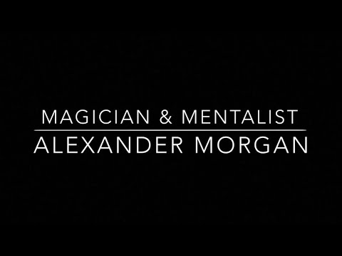 Promotional video thumbnail 1 for Alexander Morgan: Magician & Mentalist