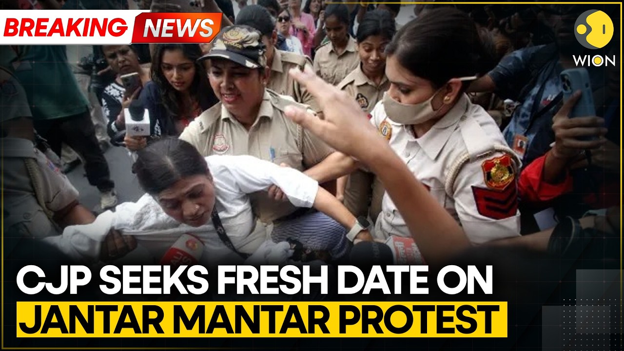 CJP Seeks Fresh Date On Jantar Mantar Protest | WION Breaking