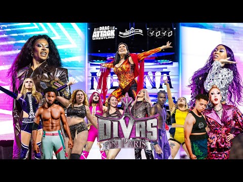 Drag Attack Wrestling - Divas In Paris, Le Yoyo (w/ Melina, Ariane Andrew & Tayce)