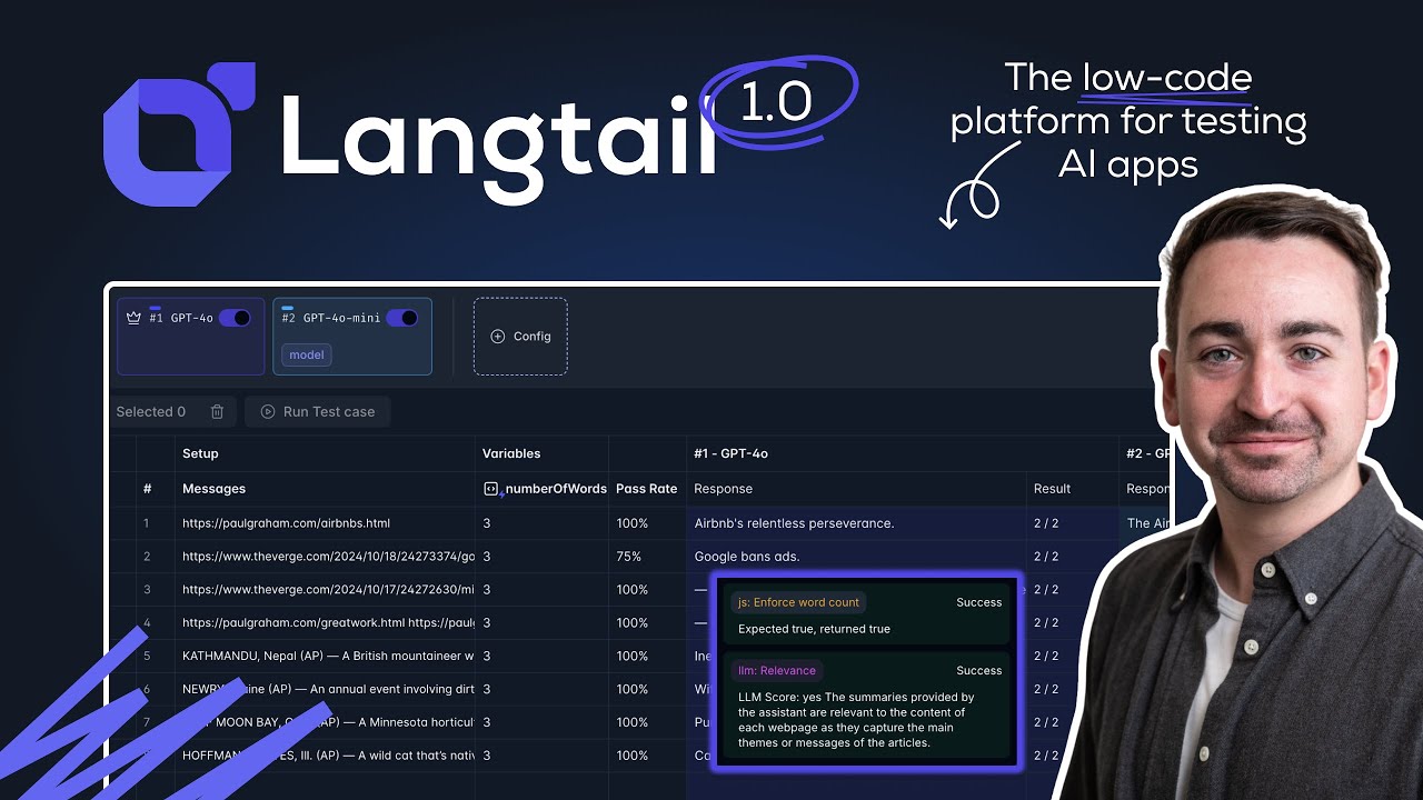 Langtail 1.0 - The low-code platform for testing AI apps