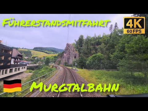 Die Murgtalbahn von Freudenstadt bis Schönmünzach | Führerstandsmitfahrt AVG Linie S8