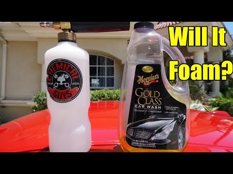Meguiars Gold Class In a Foam Cannon Test!