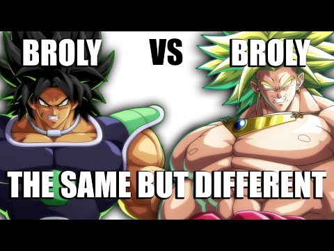 Characteristic Comparison | DBZ Broly VS DBS Broly