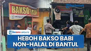 Seusai Viral, Bakso Daging Babi di Bantul Dipasangi Spanduk Non-halal oleh DMI, Penjual Keberatan