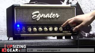 Video thumbnail for Egnater Rebel-20 by UpsizingGear