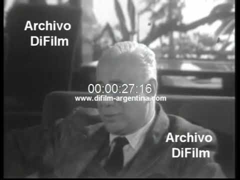 Interview with the writer Eduardo Mallea in Germany 1964 ARCHIVE FOOTAGE