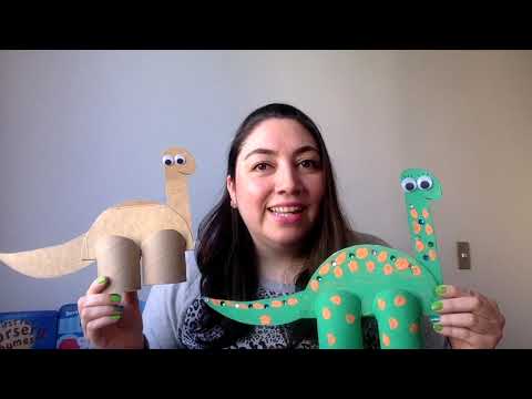 Dinosaurio de cartón