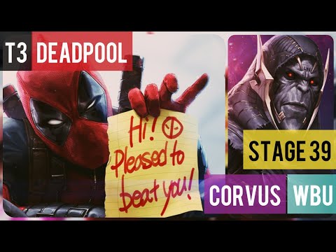 T3 Deadpool 147s Stage 39 Corvus World Boss Ultimate Clear | WBU | Marvel Future Fight