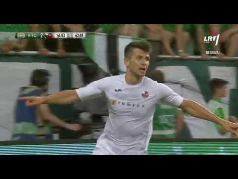 UEFA Europa league. M. Topcagic goal (Ferencvaros 2:2 Suduva)