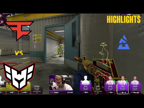 Quarter Final!!   Heroic vs FaZe -HIGHLIGHTS BLAST.tv  Major Champions Stage  Nuke-Overpass-Mirage