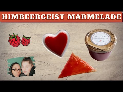 HIMBEERGEIST MARMELADE ohne Kerne | Rezept (150 Untertitel)
