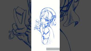 【イラストメイキング】あのキービジュめっちゃかわいい【ねるちゃん】
