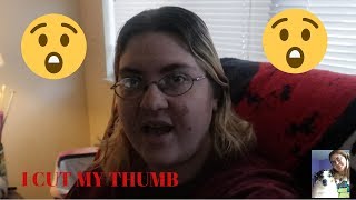 I forgot to do that and I cut my thumb