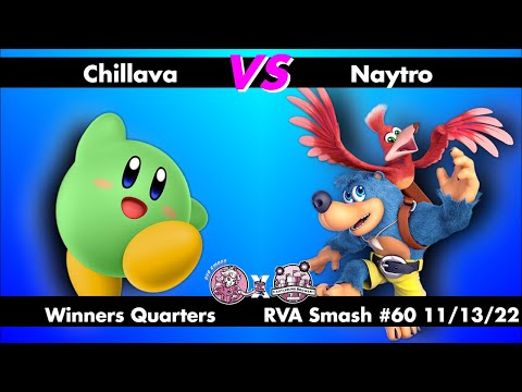 RVA Smash #60: Chillava (Kirby) vs Naytro (Banjo & Kazooie) - Winners Quarters - Smash Ultimate SSBU