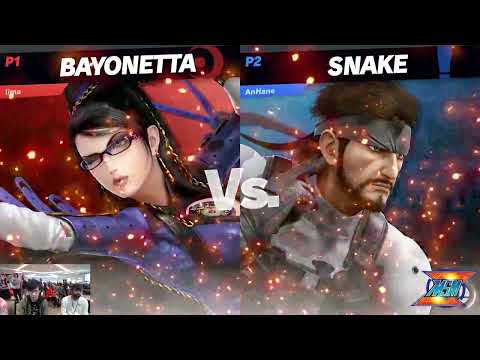 WaveDash 2023 Winners Quarter-Final - Tale (Snake) Vs. Lima (Bayonetta) - SSBU Tournament