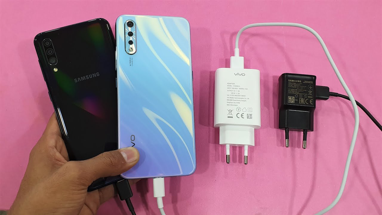 Samsung Galaxy A30s vs Vivo S1 - BATTERY CHARGING SPEED TEST!