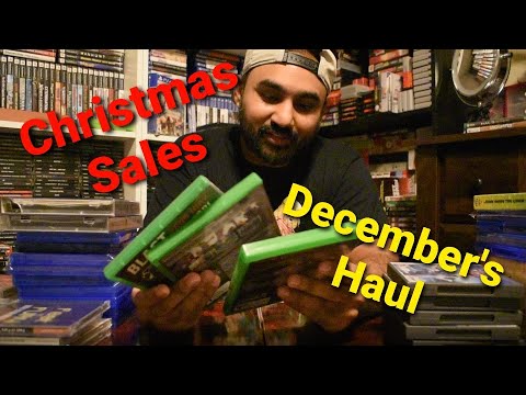 Video Game Pickups END OF THE YEAR SALES For The Month of December Haul - Gamestop Ebay Thrift store