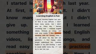 Learning English is Fun | English Reading and Listening Practice #easyenglish #englishforbeginners