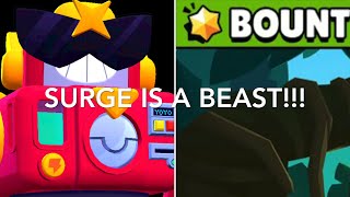 Surge Destroys In Bounty Brawl Stars Gameplay