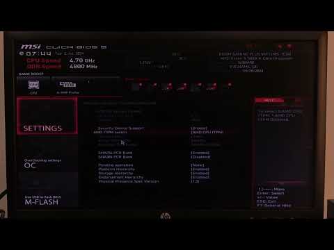 How To Enable & Disable FTPM Switch On MSI B650M Gaming