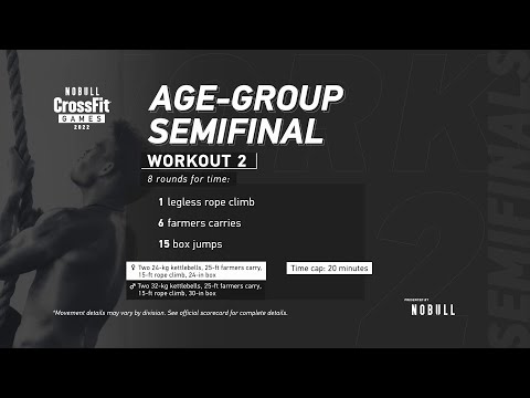Workout 2 — 2022 Age-Group Semifinal