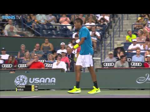 Kyrgios Hot Shot: 2015 BNP Paribas Open - ATP Indian Wells