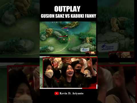 amazing Gusion Sanz vs Fanny Kabuki #shorts #sanz #onicsanz #onic #aura #mobilelegends #mpl #m4 #fyp