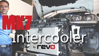 Intercooler Install on our MK7 GTI - DIY