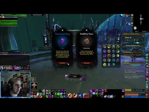 Torghast Layer 8 Final Boss: Dark Ascended Corrus (Coldheart Inerstitia) Affliction Warlock Solo