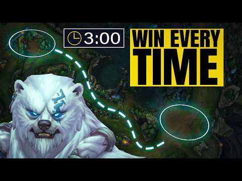 The Rank 1 Volibear Pathing That Wins Jungle and Bot Lane in 3 Minutes (S16)