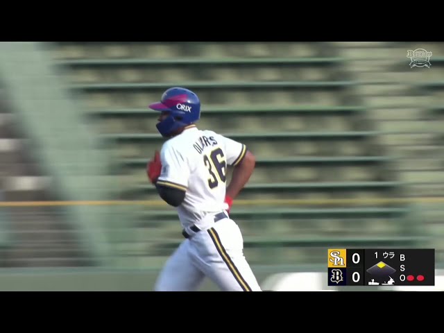 【ファーム】一軍へ猛アピール!! バファローズ・オリバレス レフトスタンドに先制弾を叩き込む!! 2025年8月23日 オリックス・バファローズ 対 福岡ソフトバンクホークス
