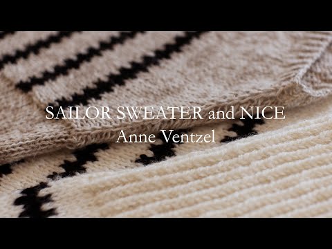 SAILOR SWEATER and NICE - increasing techniques and knitting with two colours