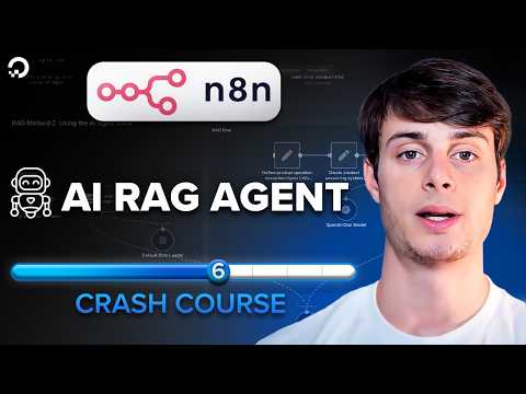 Build an n8n RAG Agent from scratch | COMPLETE n8n crash course [Part 6]