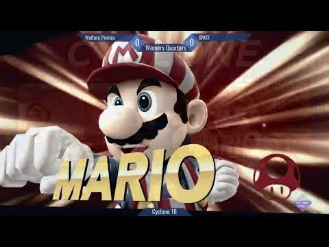Welfare Pickles (Mario) vs GNOX (Bayonetta) - Cyclone 18 Singles