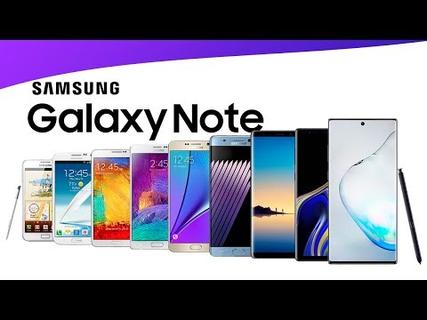 Every Samsung Galaxy Note! Video