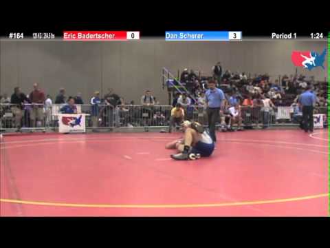 FILAJRFS: 120 KG / 264.5 lbs: Eric Badertscher (Limestone) vs. Dan Scherer (Cardinal WC)