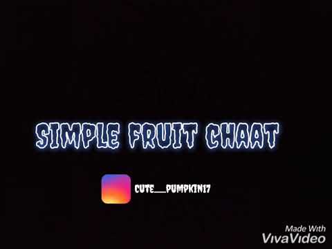 Simple Fruit Chaat || By Areeba❣️