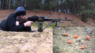 Fun with some full autos + PTRD vs steel plate