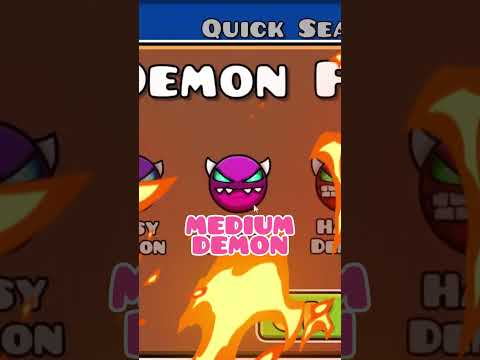 The best first demon for each difficulty! (MY OPINION) #gaming #geometrydash #demon #gd  #gdlevel