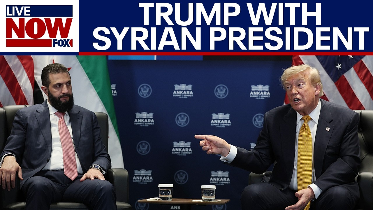 President Trump meets with Syrian President at NATO summit