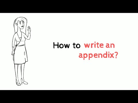 How to write an appendix? - MakeMyAssignments.com