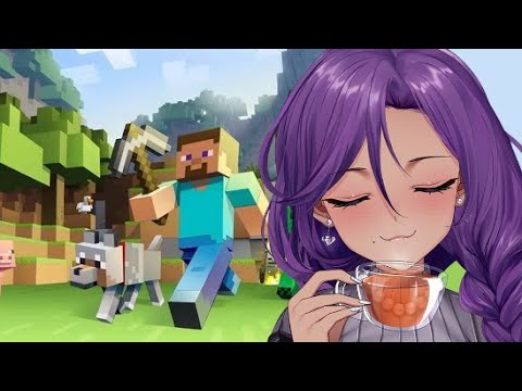 Mama joins Cutiepies in Minecraft! Must protect her!