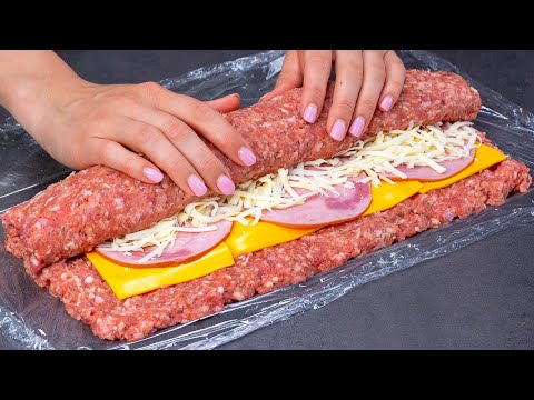 From the store directly on the minced meat top. A roulade in the freezer!