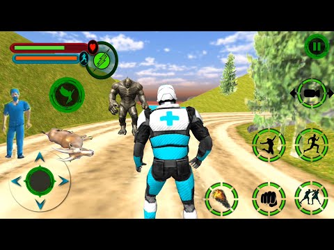 Real Hero Rescue Robot Animal Game 2020 - Animal Ambulance#3 -Android Gameplay