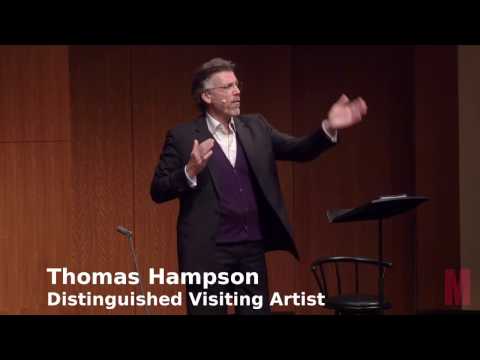 2016 Thomas Hampson Voice Master Class