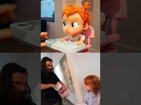 Baby Puffs are NOT for Eating!! unless you want to turn into a cartoon character like Adley! #shorts