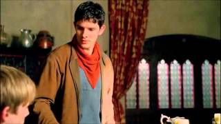 Merlin &amp; Arthur 5x03:&quot;You&#39;re threatening me with a spoon?!?&quot;scene