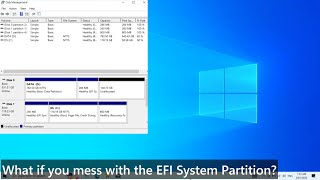 What if you mess with the EFI System Partition?