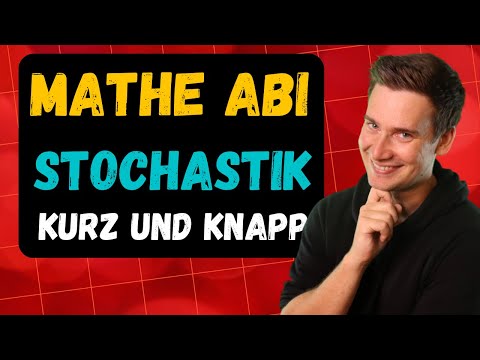 Stochastics in the Math Abitur: all terms and formulas | Math Abitur 2025