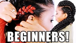 How To: Goddess Braids FOR BEGINNERS! (Step By Step)